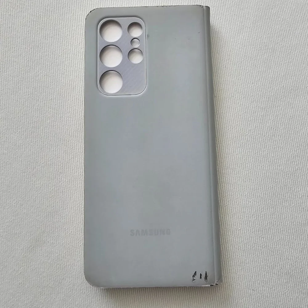 Samsung Galaxy S21 Ultra 5G S-View Flip Cover Case with Display Gray PREOWNED